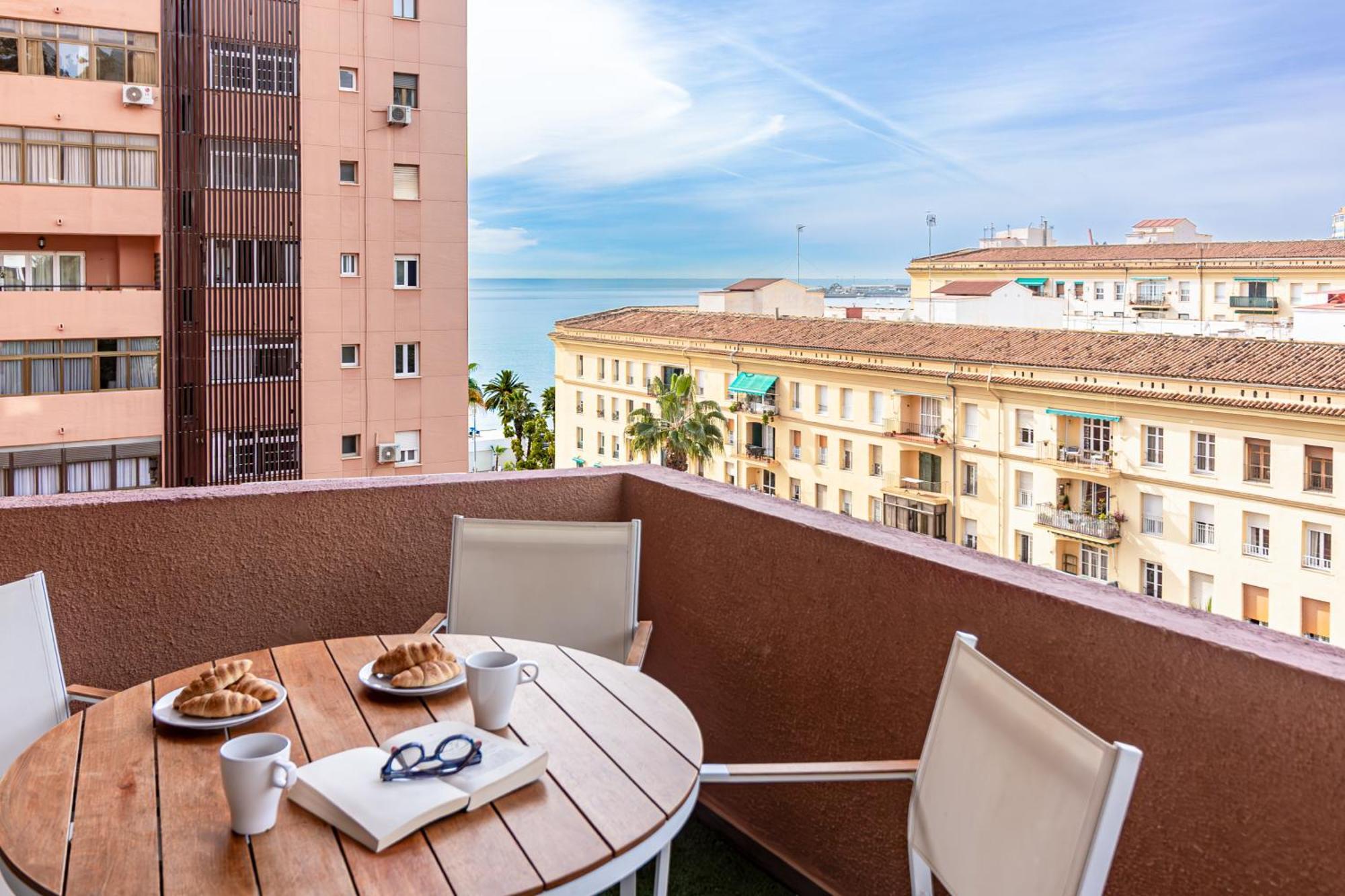 Malaga Center Flat Beach & Terrace Dış mekan fotoğraf